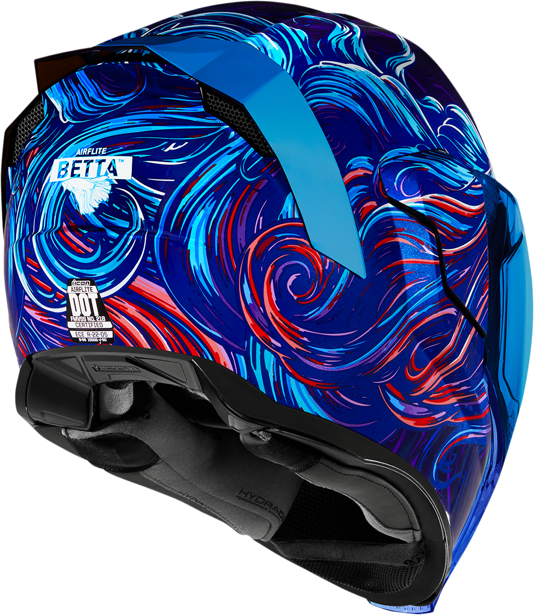 ICON Airflite* Helmet - Betta - Blue - Large 0101-14709