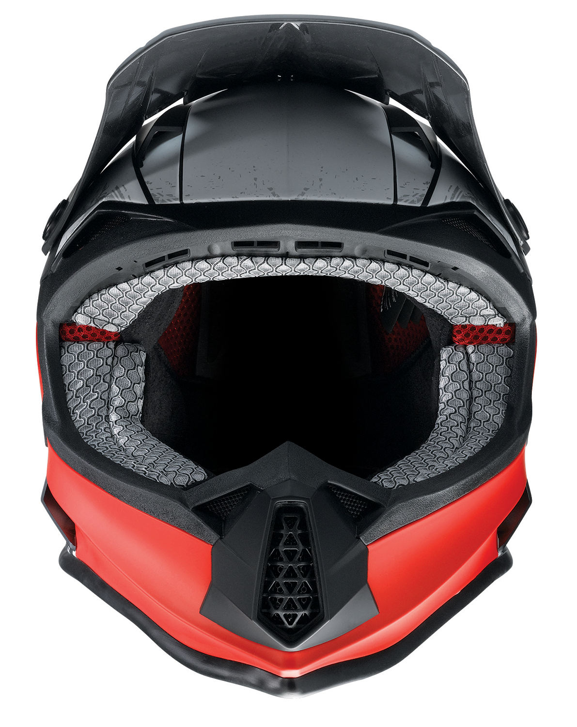 Z1R Youth F.I. Helmet - Fractal - MIPS? - Matte Black/Red - Small 0111-1517