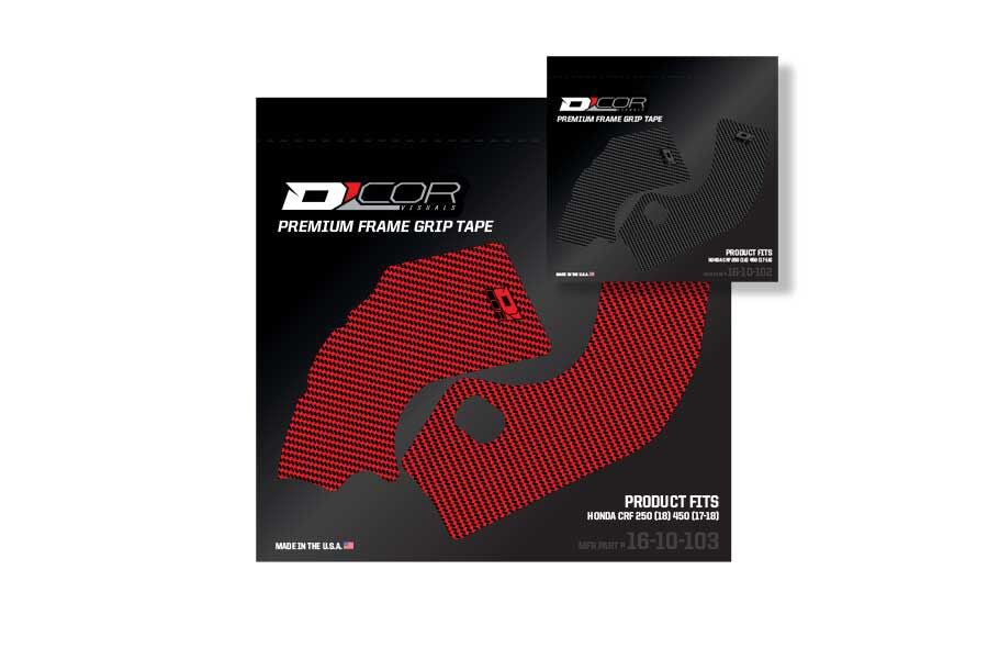 Frame Grip Guard Decal Red