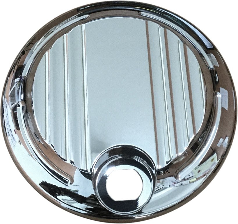 Billet Fuel Door Chrome Flh/Flt 08 Up