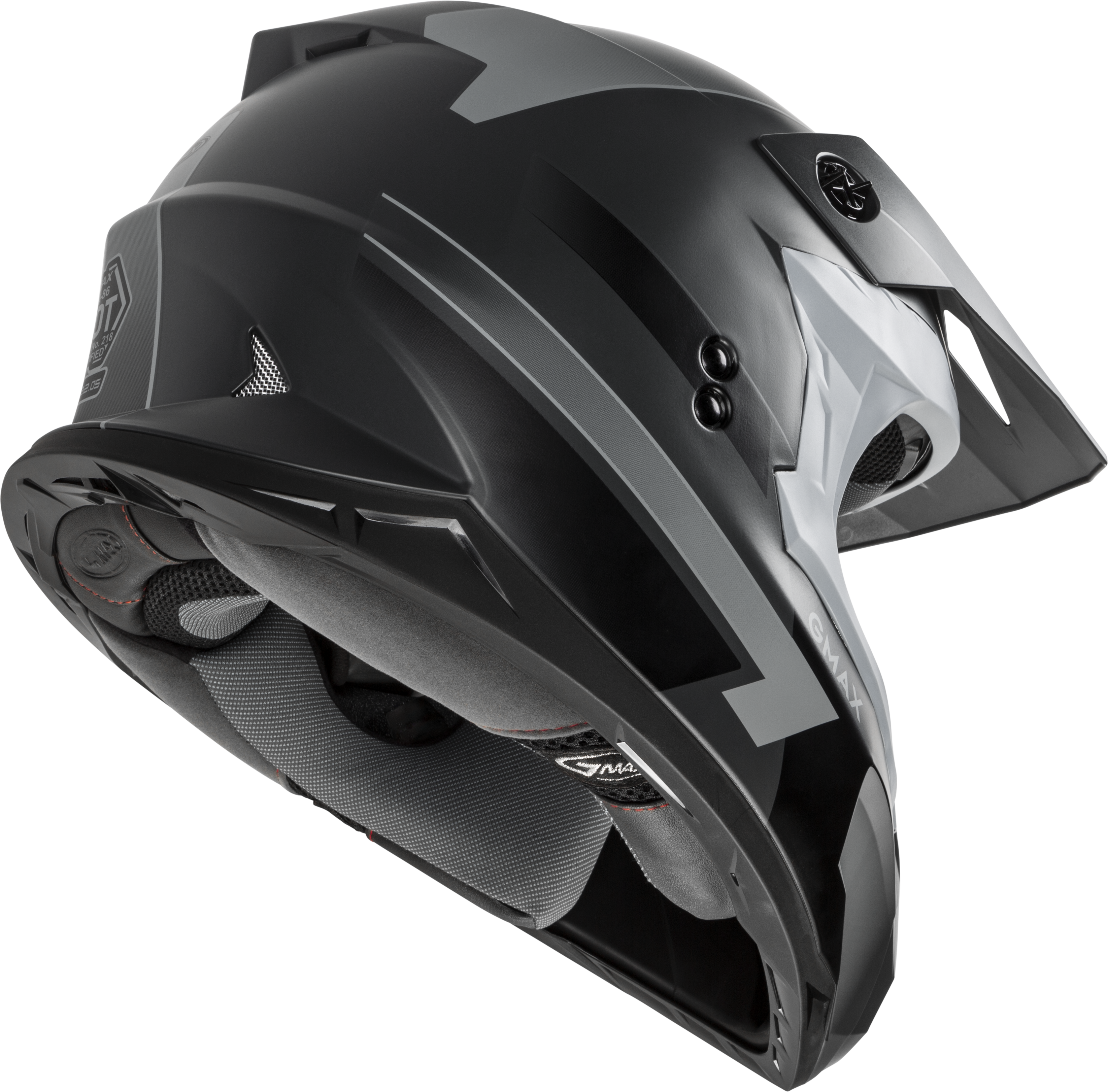 Mx 86 Off Road Fame Helmet Matte Dark Grey/Black Xs