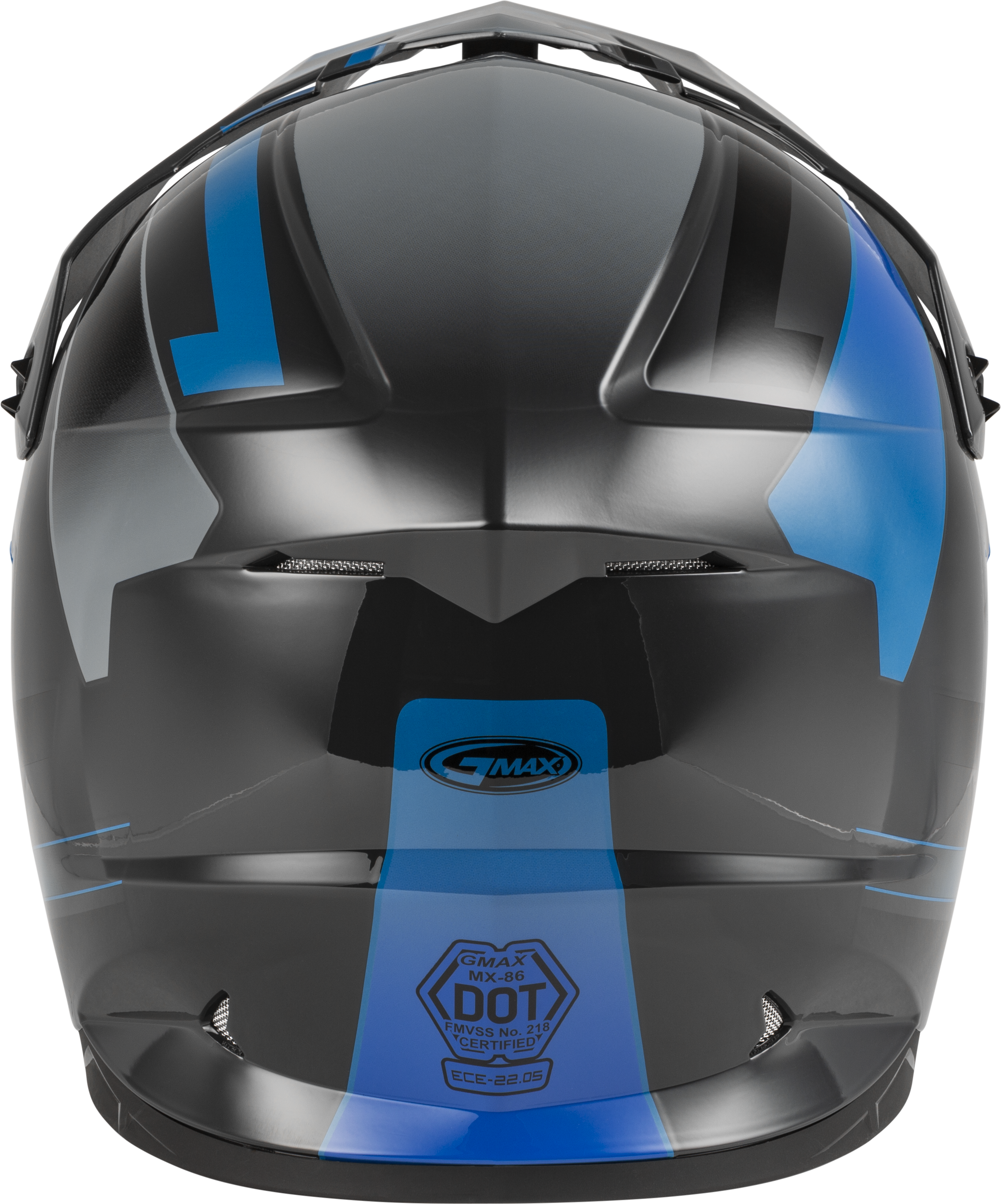 Mx 86 Off Road Fame Helmet Dark Grey/Blue/Black Xs