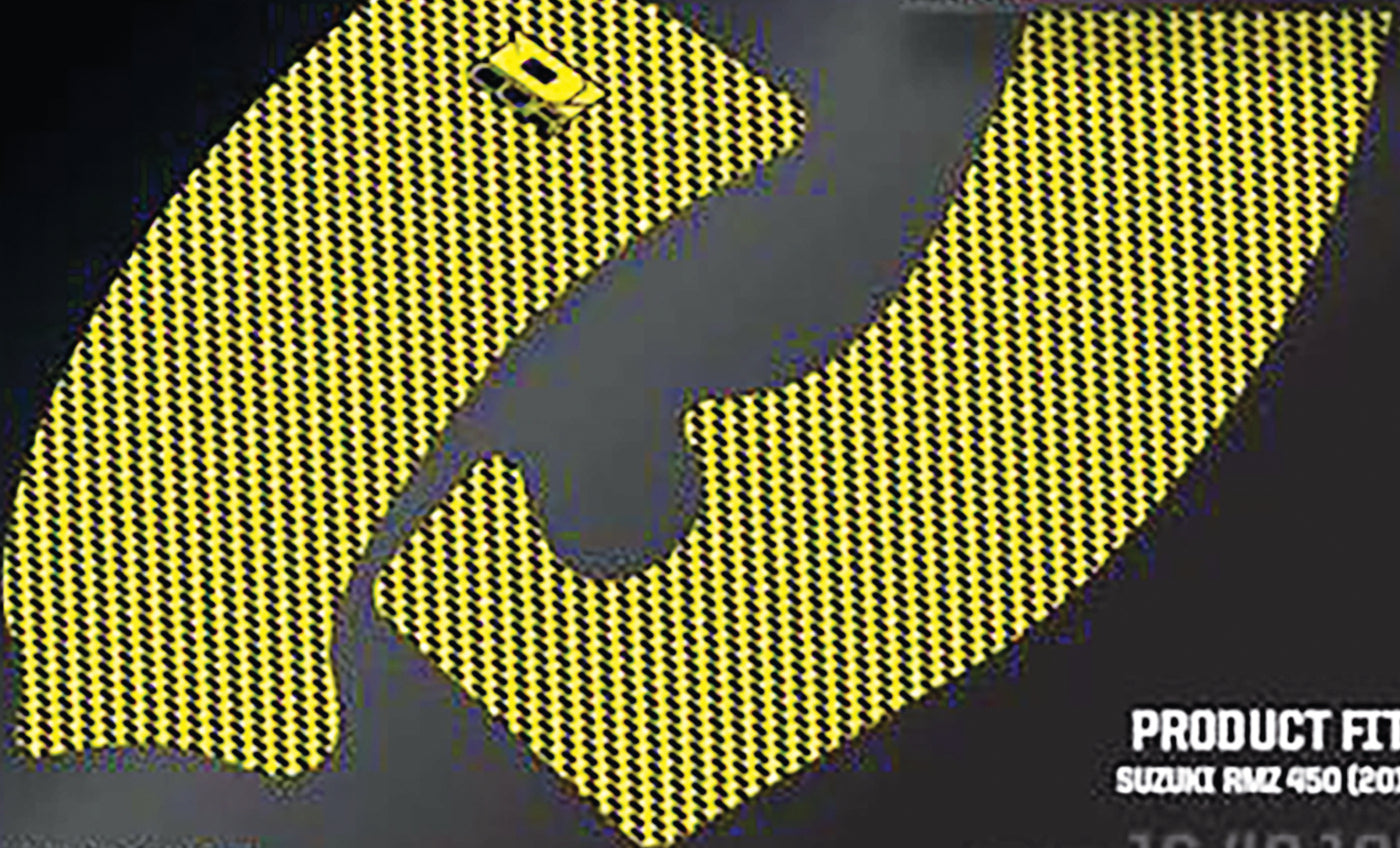 Frame Grip Guard Decal Yellow