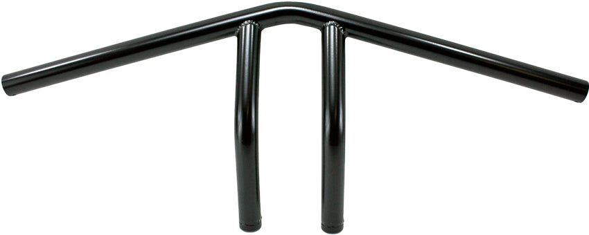 1" Whiskey Handlebars Black Dimpled