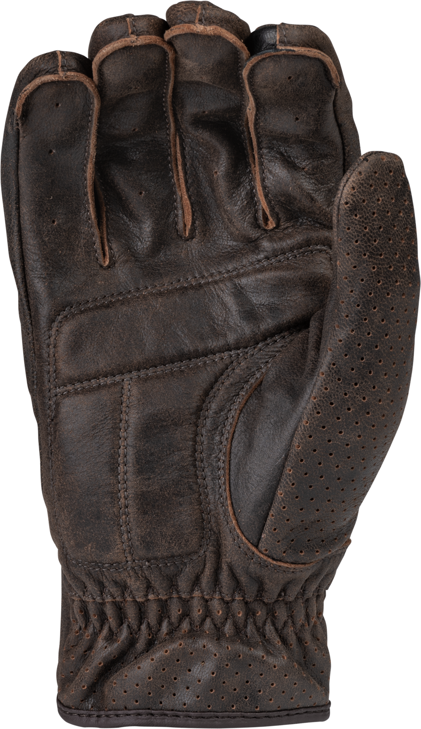 Jab Perforated Gloves Brown Lg