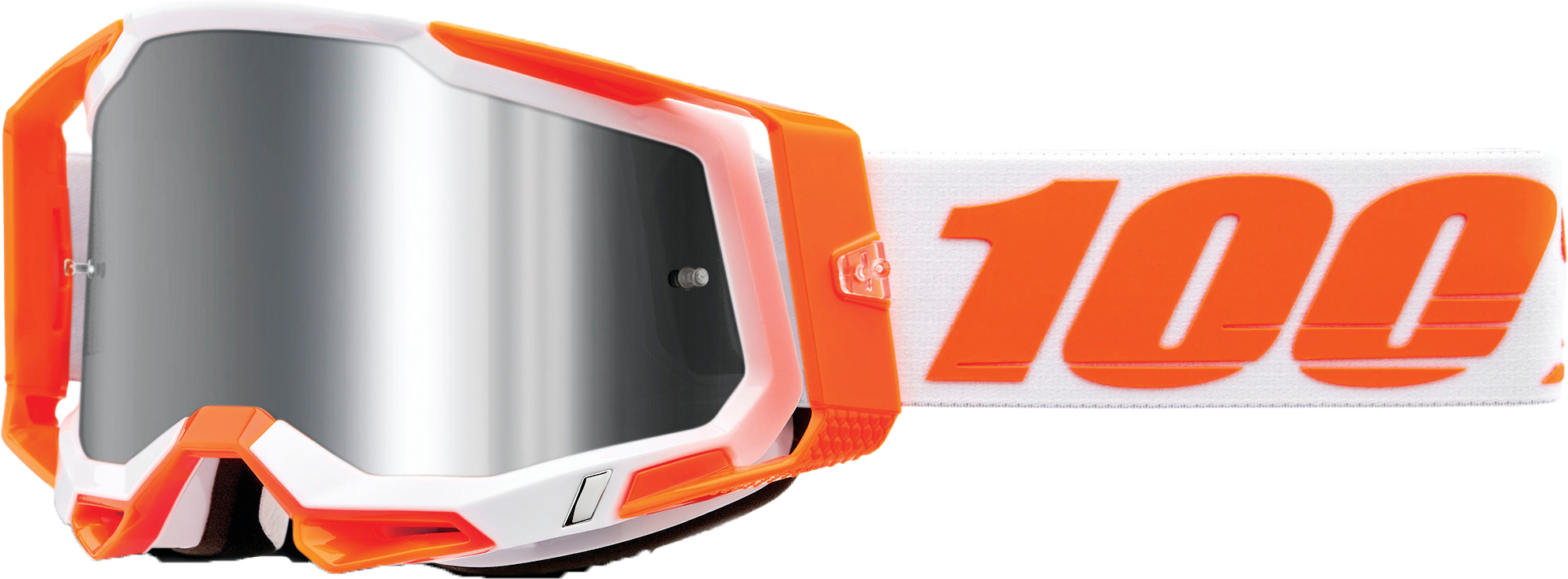 Racecraft 2 Goggle Orange Mirror Slvr Flash Lens