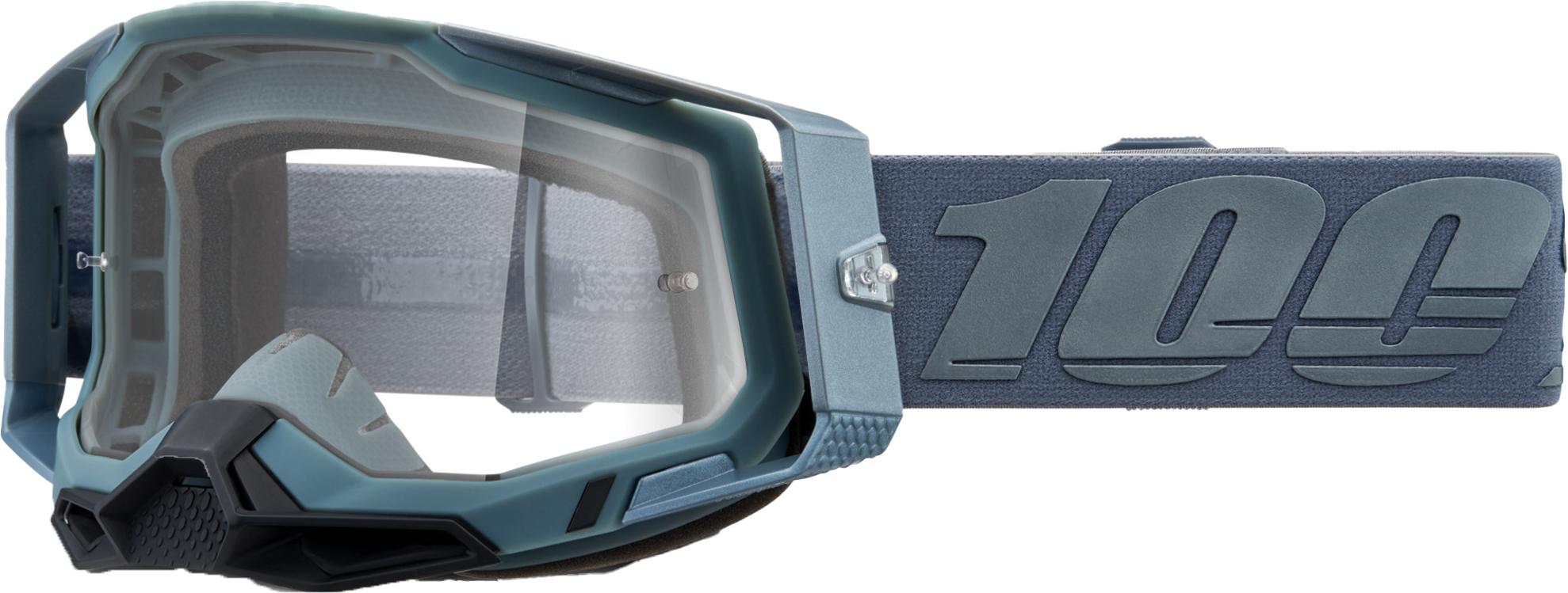 Racecraft 2 Goggle Battleship Clear Lens