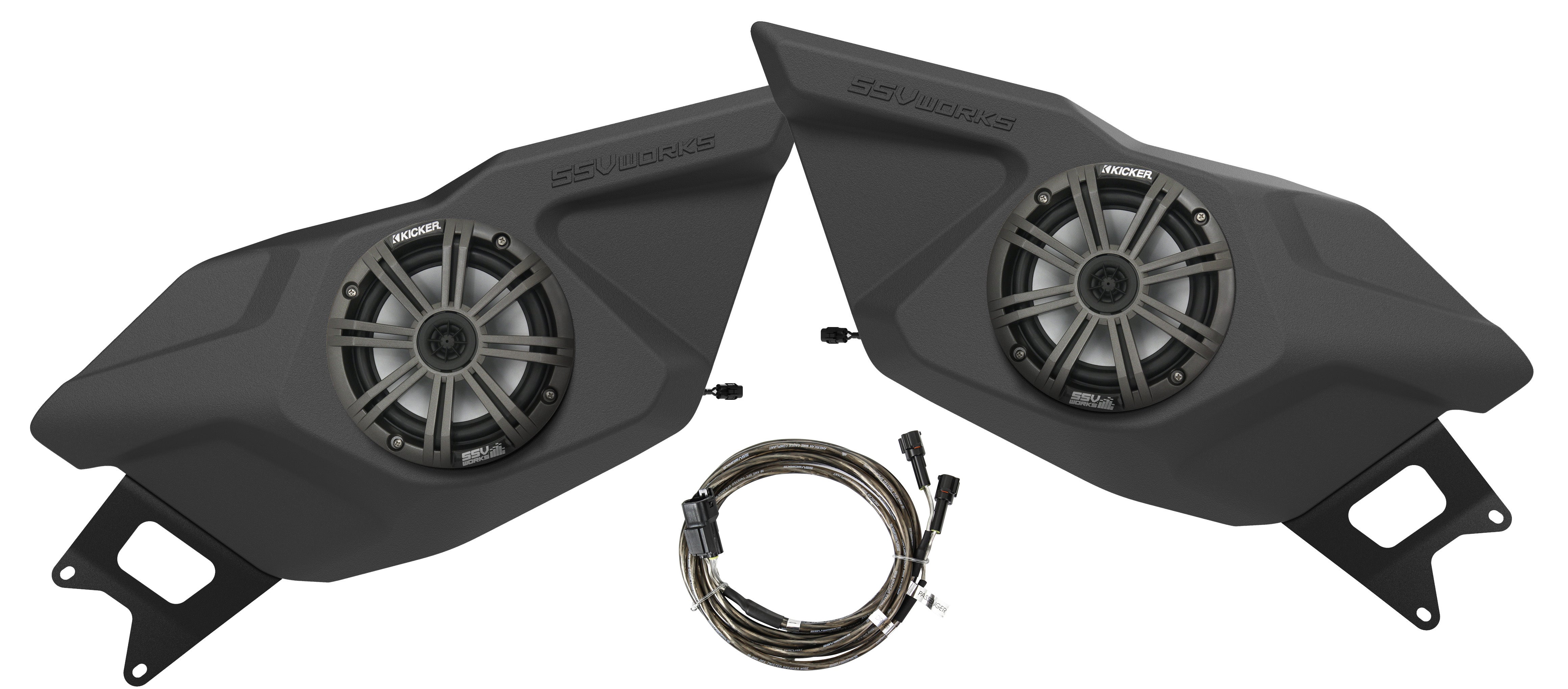 6.5" Door Speakers Kicker Pol