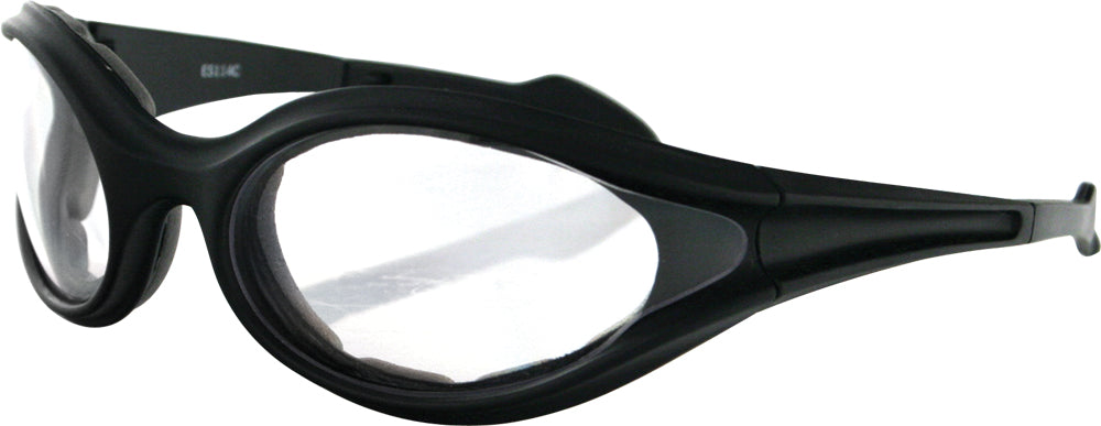 Foamerz Sunglasses Black W/Clear Lens