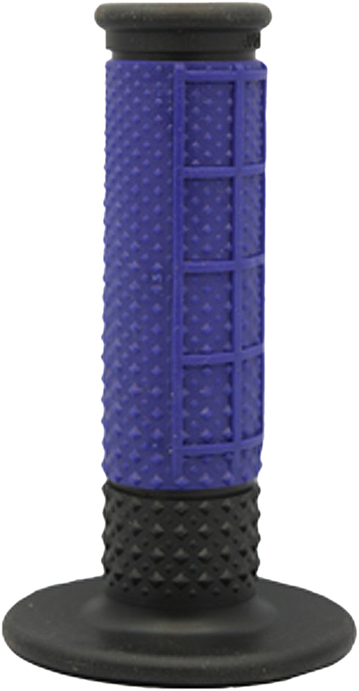 X.9 Half Waffle Grips Blue/Black - Cyclemax Parts