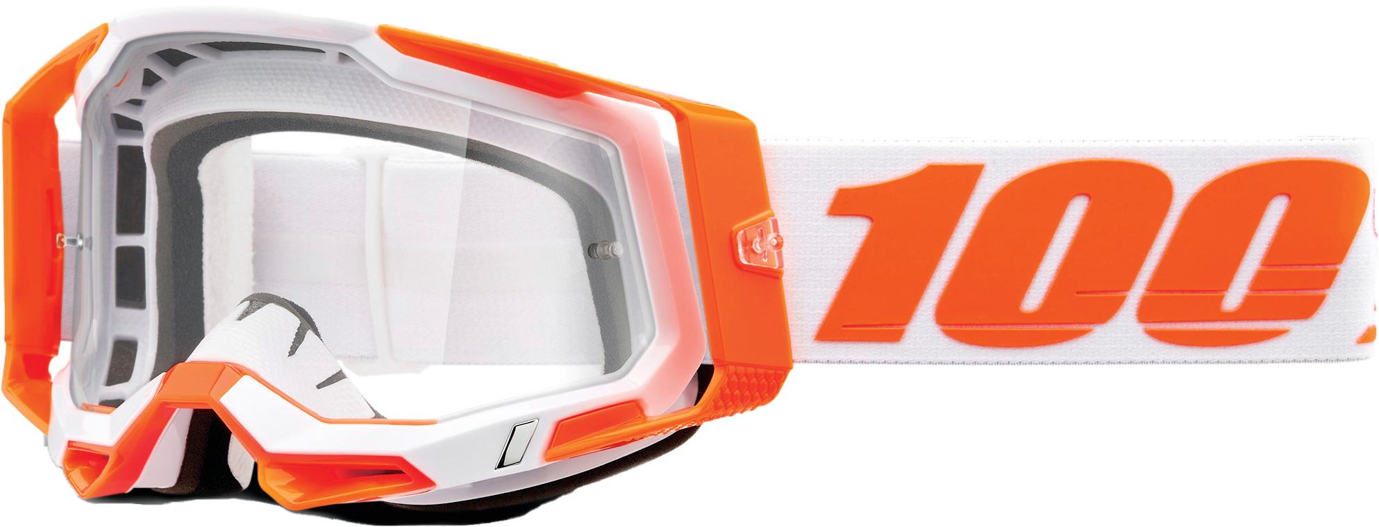 Racecraft 2 Goggle Orange Clear Lens