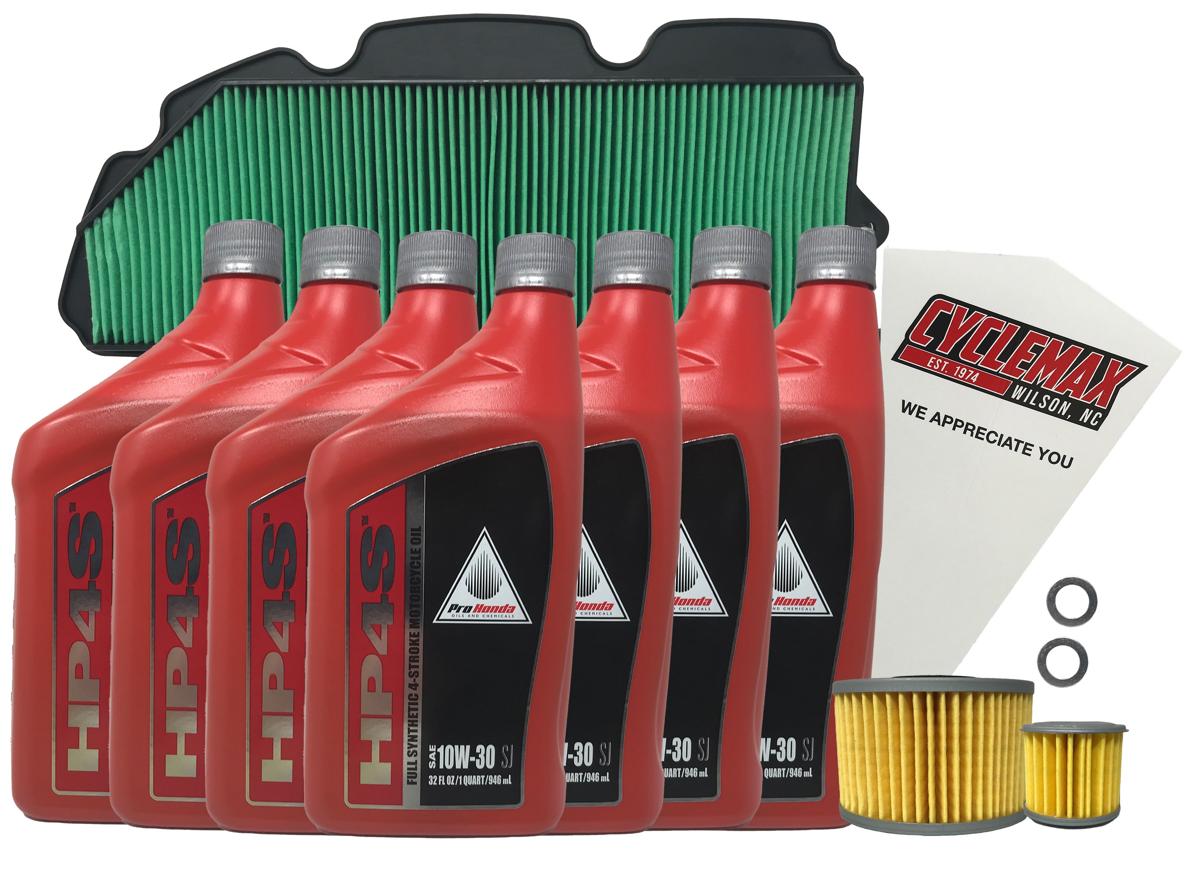 Cyclemax Full Synthetic Maintenance Kit fits 2016-2023 Honda Pioneer 1000