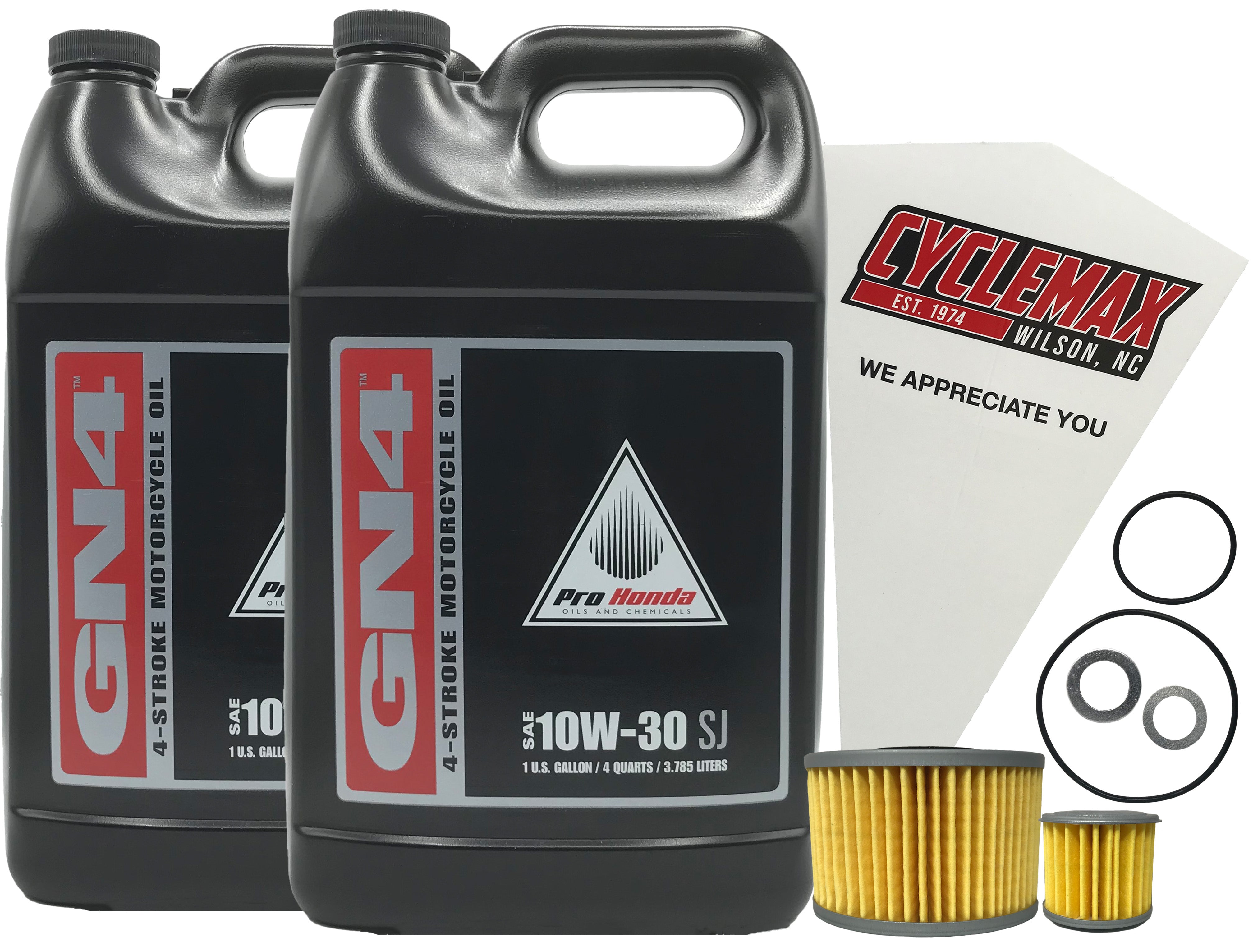 Cyclemax Oil Change Kit fits 2016-2024 Honda Pioneer 1000 with O-Rings
