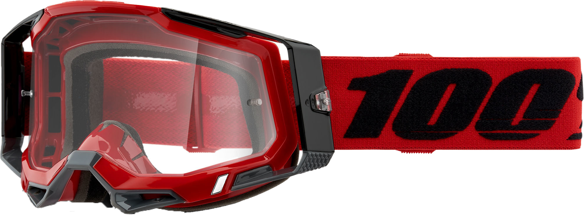 Racecraft 2 Goggle Red Clear Lens