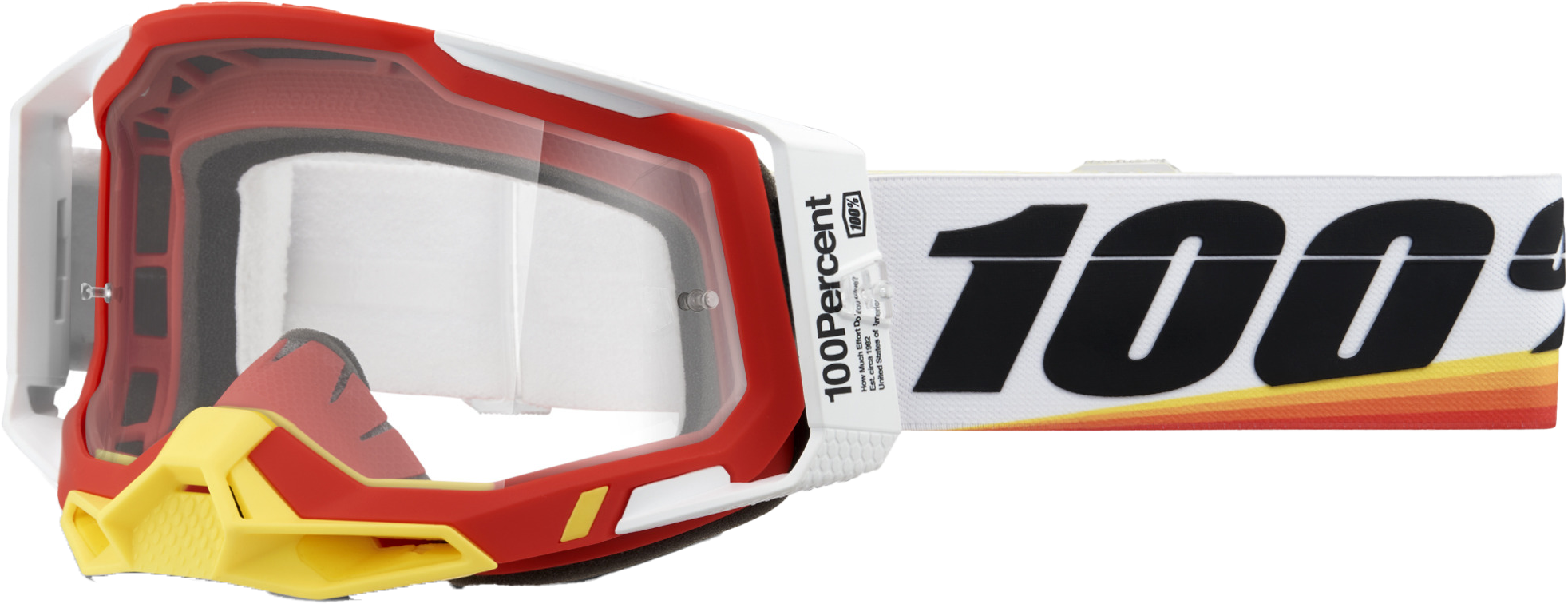 Racecraft 2 Goggle Arsham Red Clear Lens