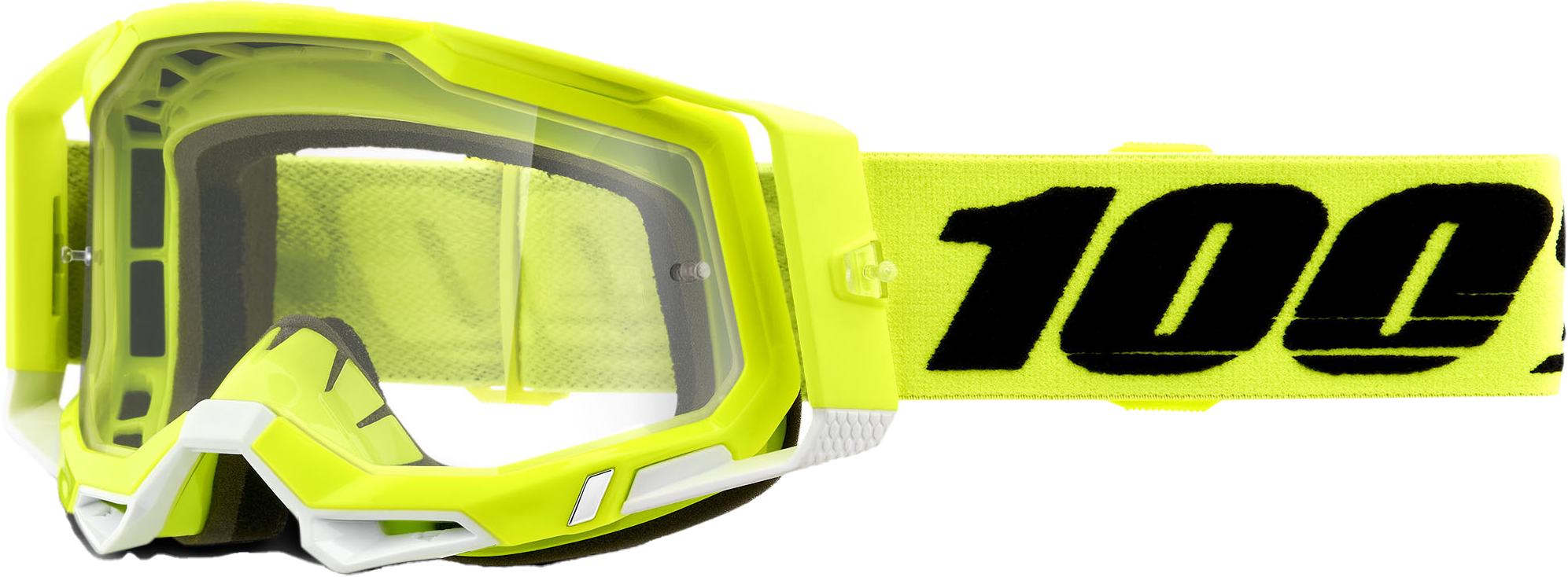 Racecraft 2 Goggle Yellow Clear Lens