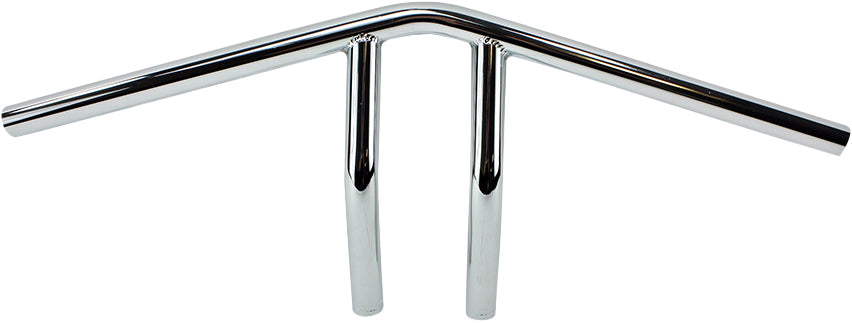 1" Whiskey Handlebars Chrome Dimpled