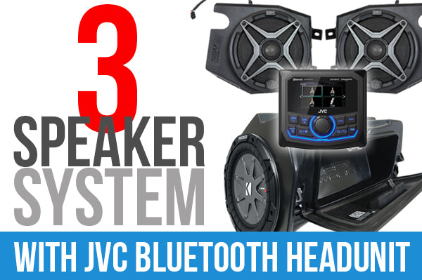 3 Speaker Plug And Play Kit With Jvc Mr1 Receiver