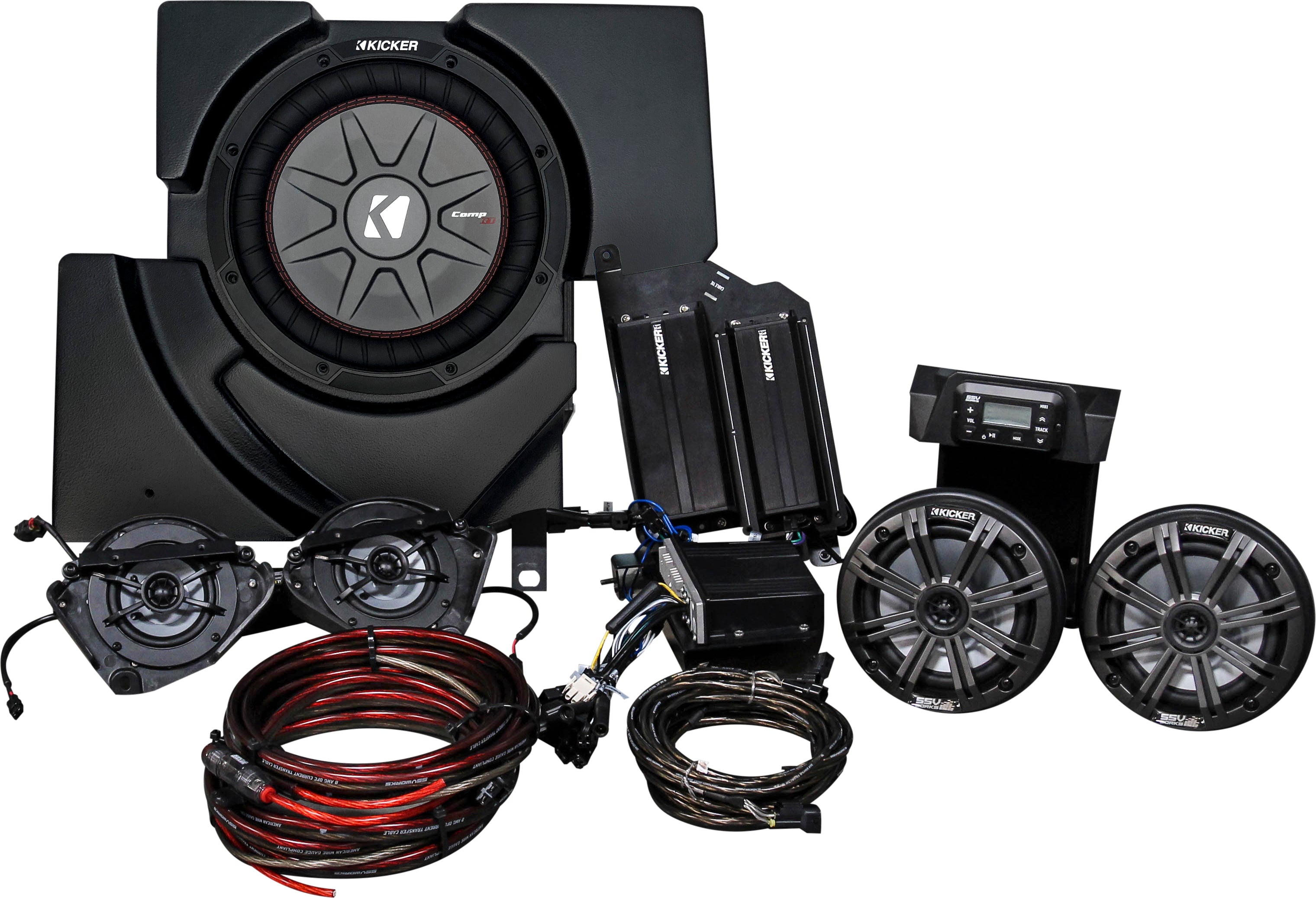 5 Speaker Kit Can Am X3 Kicker