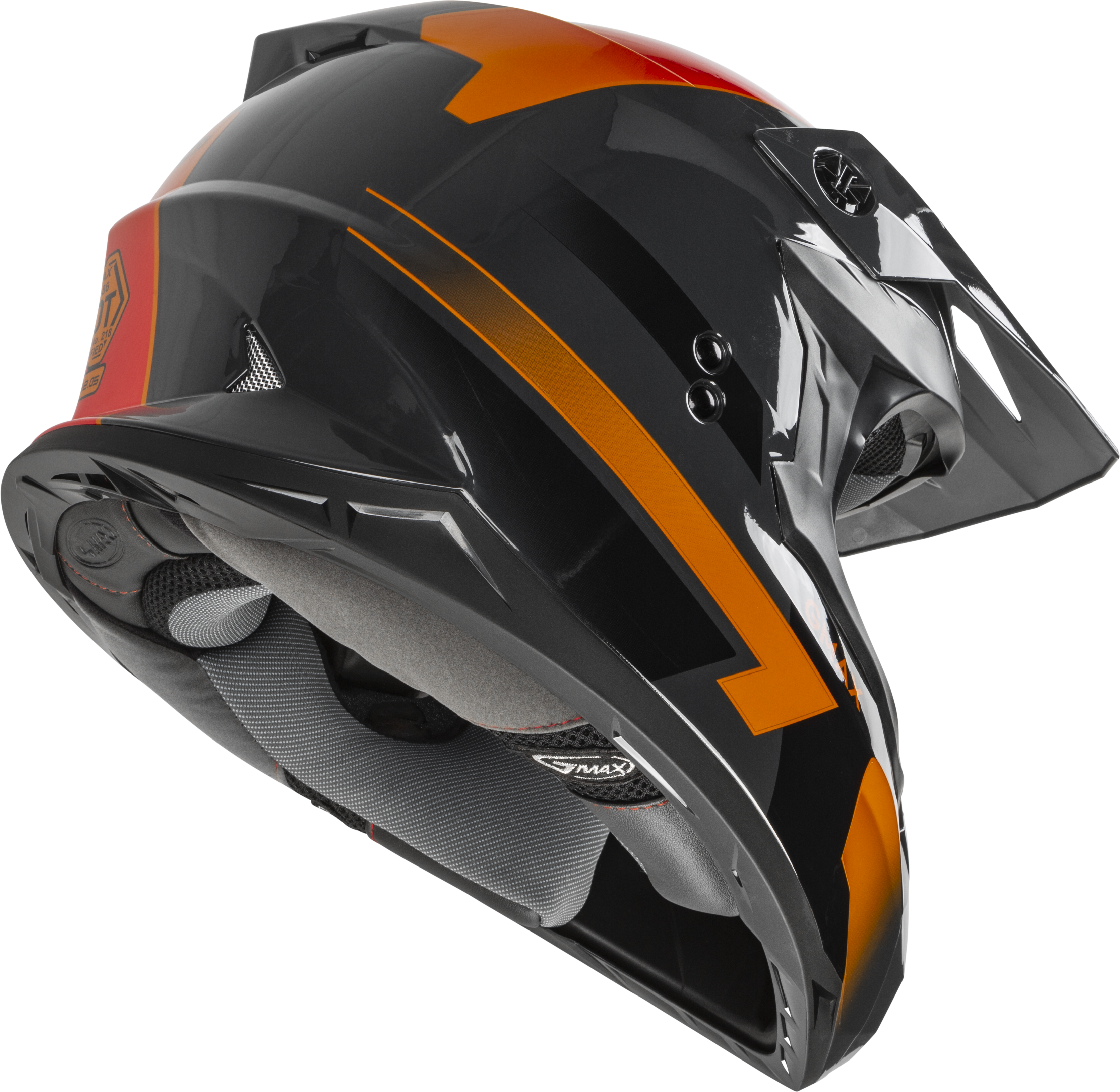Mx 86 Off Road Fame Helmet Dark Grey/Orange 2x