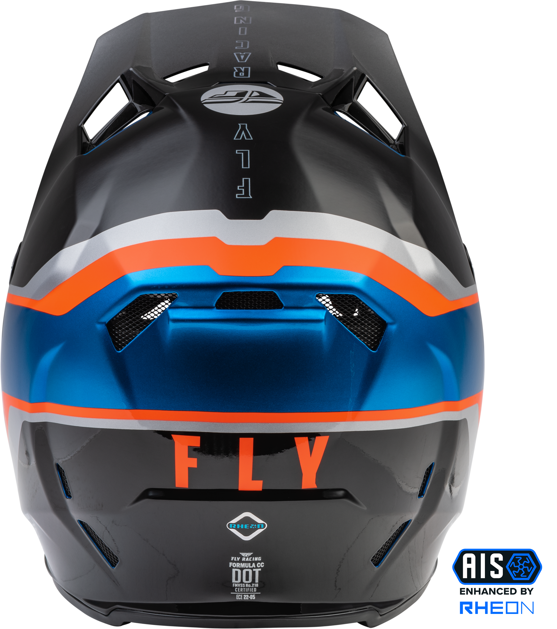 Youth Formula Cc Driver Helmet Blue/Orange/Black Yl
