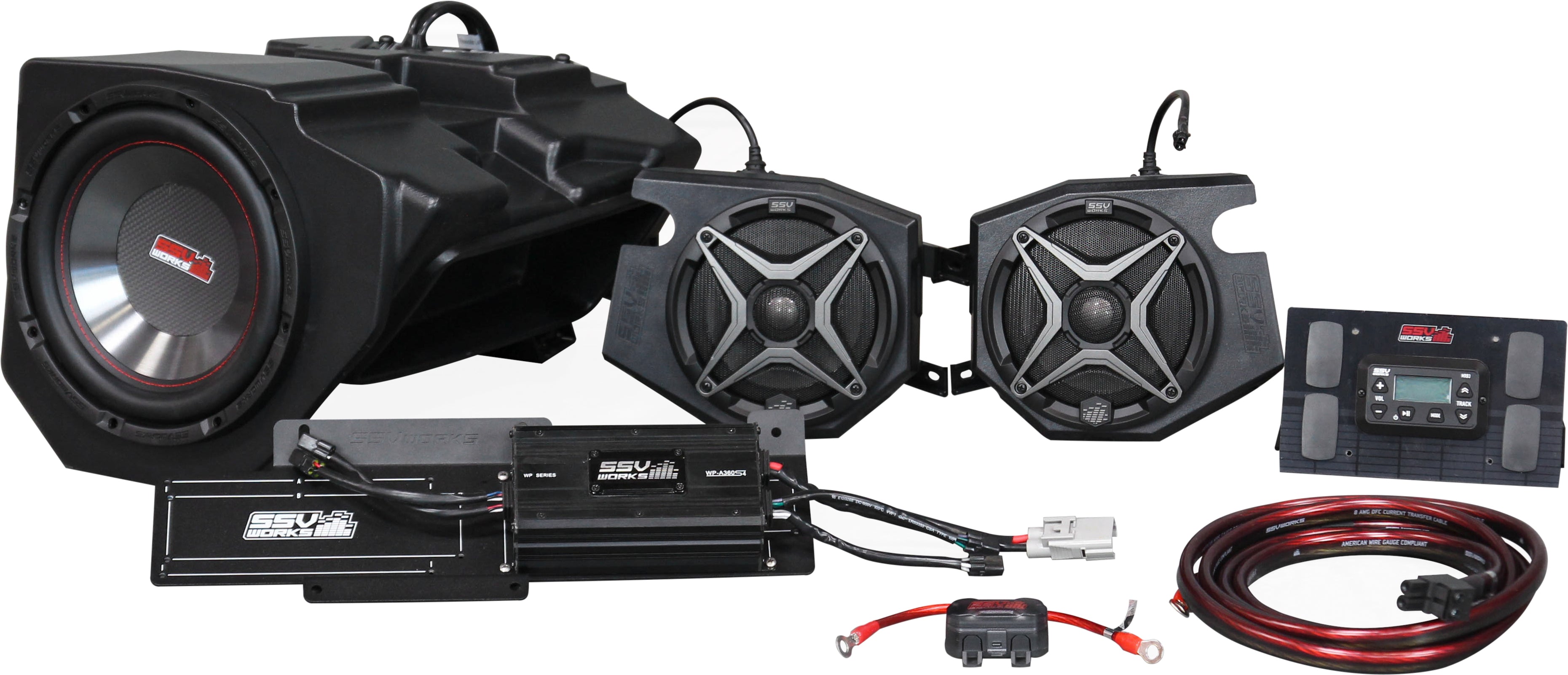 3 Speaker Kit Without Ride Com Rzr's & Turbo S Velocity 19