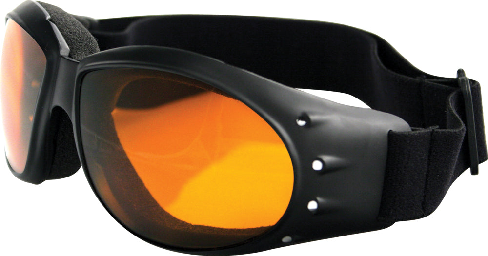 Cruiser Sunglasses Black W/Amber Lens