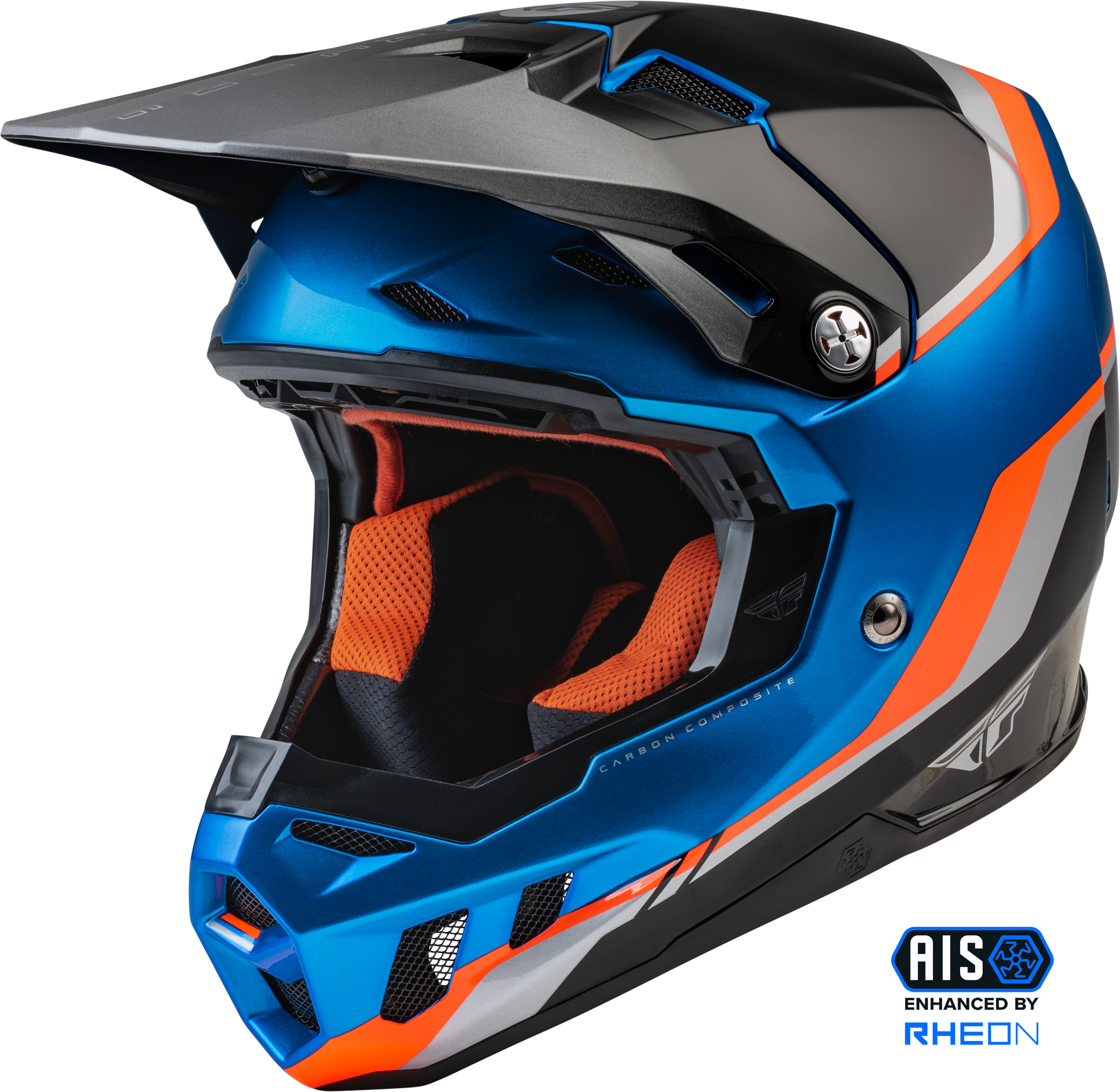 Formula Cc Driver Helmet Blue/Orange/Black Xl