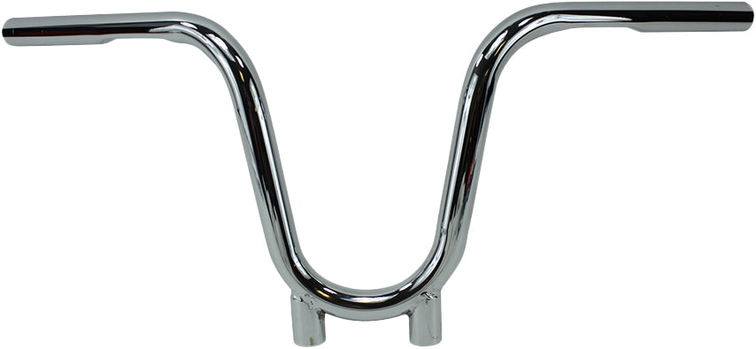 1" Bootlegger Handlebars Chrome Dimpled