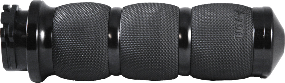 Air Cushioned Grips W/Cable Throttle Black - Cyclemax Parts